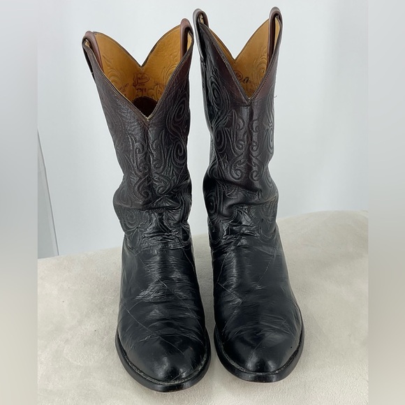 Justin Boots Vintage Eel SZ 12 D - Picture 2 of 7